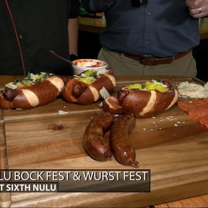 Keith Kaiser gets a look at the NuLu Bock Fest and Wurst Fest menu